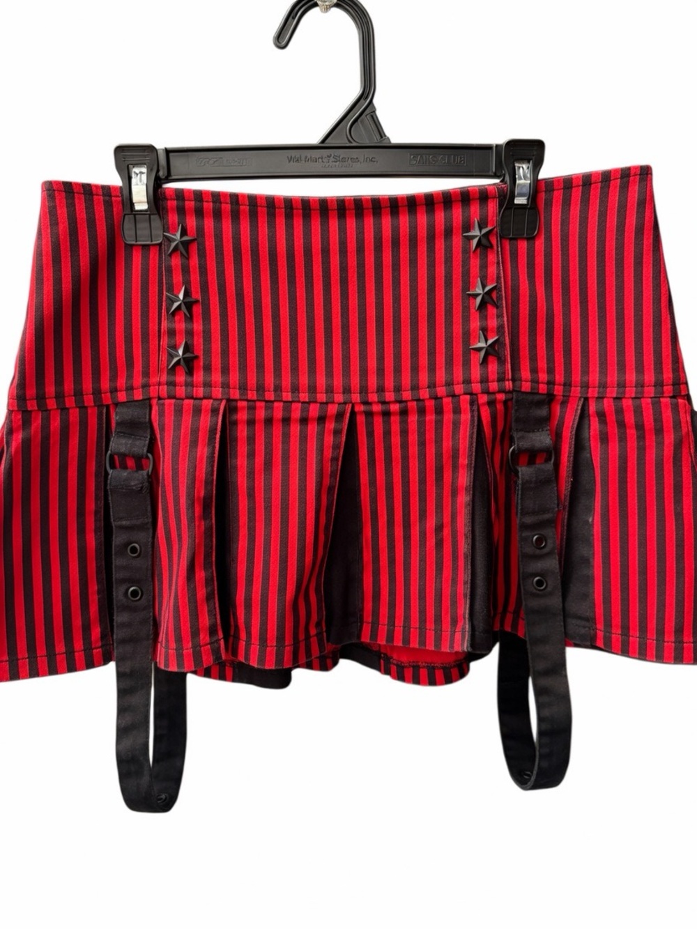 Vintage Tripp NYC Y2K Ringmaster Striped Mini Skirt